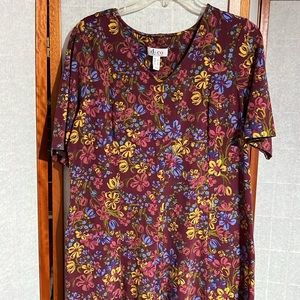 Floral stretchy comfortable dress